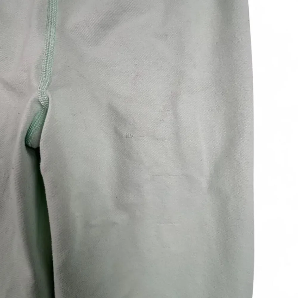 Lululemon Mint Green Groove Flare Leggings Womens 2 Yoga Pants Capri